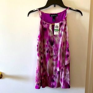 INC International Concepts Women’s Sleeveless Printed Layered Tops